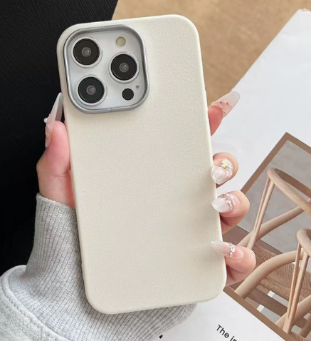 Cuir souple - Blanc cassé