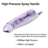 Pistola de Mesoterapia TDA de Alta Presión, Máquina de Peeling a Chorro de Alta Velocidad de 450 m/s para Infusión de Suero, Rejuvenecimiento Facial y Refrescante de la Piel