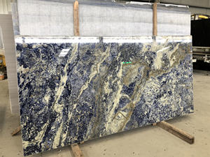 Lembaran granit biru tua alami klasik memotong sesuai ukuran ubin ruang tamu meja komputer latar belakang meja lukisan batu dinding - Product Image 3