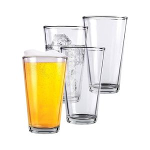 Vasos de Cerveza de Vidrio Transparente de 16 oz, Vasos Gruesos Personalizados con Logotipo al por Mayor, Vasos de Cerveza para Pub - Product Image 3