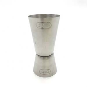 20/40ml Stainless Steel Cocktail <strong>Drinks</strong> Bar Bartender Tool Double <strong>Measuring</strong> Jigger Liquor Shot Glass Cup With <strong>Measurement</strong> Marks - Product Image 3