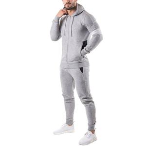 top quality custom cotton tracksuit men tracksuits custom logo for printing - Product Image 2