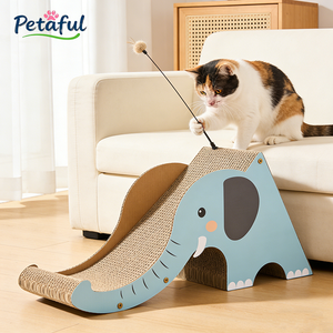 FSC Certified Elephant-Shaped <strong>Cat</strong> <strong>Tree</strong> <strong>Toy</strong> Corrugated Design Multi-Functional <strong>Cat</strong> Scratcher High Density Durable Scratcher - Product Image 6