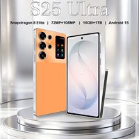 S25 Ultra Business Professionelles Smartphone 6,9 Zoll 120Hz LCD Android 15 16GB 1TB 108MP 8000mAh MTK Dimensity Deca Core 5G Dual SIM