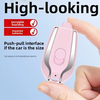 Banque d'alimentation portable de poche mini 1500 mAh haute capacité avec charge rapide 12W et interface d'entrée Type-C haute efficacité
