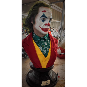Sculpture en résine grandeur nature du Joker, figurine d'action, personnage de film, buste en résine de <span class=keywords><strong>Joaquin</strong></span> Phoenix pour décoration - Product Image 4