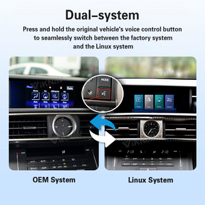 Boîtier décodeur de voiture avec interface de mise à niveau du système Linux Viknav compatible avec Lexus RC 2015-2020, CarPlay sans fil, Android Auto, Autolink, Airplay - Product Image 3