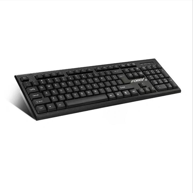 104 Keys Waterproof Wired Keyboard Thin ABS Material Spanish Russian FV-K5C Business Office Keyboard