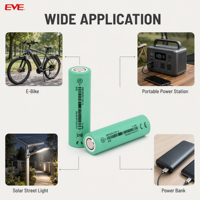 Batería de Iones de Litio Recargable EVE 18650 33VA 3.6V 3300mAh de Fábrica para Altavoz Portátil, Radio, Cámara Digital