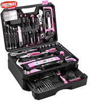 Ensemble de tournevis électrique au lithium 8V de 109 pièces, coffret à outils de style tiroir à trois niveaux, coffret à outils électriques pour ordinateur, emballage