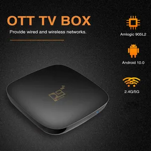 Nuovo arrivo D9 5G TV ricevitore Box 1G 2G Ram 8G 16G Rom Wifi Smart HD Set Top Box Android 10.0 4K TV Box supporto OEM