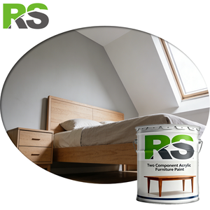 Peinture acrylique à base d'eau pour meubles en bois, deux composants, <span class=keywords><strong>vernis</strong></span> haute brillance, résistance supérieure aux taches, revêtement liquide - Product Image 2