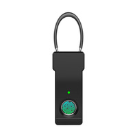 Cadenas intelligent à empreinte digitale, déverrouillage biométrique en 0,05s, pour bagages de voyage, sacs à dos, casiers de gym, application APP20, empreintes digitales, câble en acier