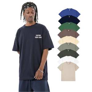 T-shirt à manches courtes en coton 100 % respirant, imprimé par transfert thermique, personnalisé pour hommes, design vierge, vente en gros - Product Image 1