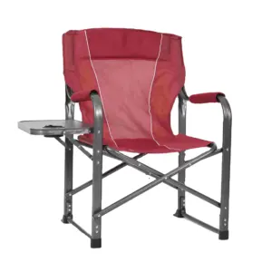 เก้าอี้ผ้าใบสแตนเลสพับได้เก้าอี้ผู้กำกับกลางแจ้งเก้าอี้ตั้งแคมป์