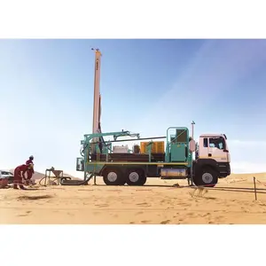 Mble araba inşaat araç Apart oyuncak elektrikli matkap gerçekçi sesler ve işıklar kamyon monte su sondaj kulesi