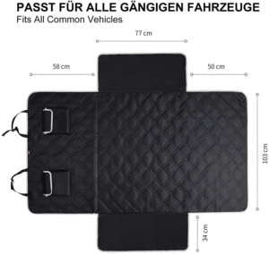 Hamac <span class=keywords><strong>pour</strong></span> animaux de compagnie fait par imperméable 600D Oxford tissu anti-dérapant support <span class=keywords><strong>chien</strong></span> Cargo Liner <span class=keywords><strong>coffre</strong></span> tapis de cargaison <span class=keywords><strong>pour</strong></span> <span class=keywords><strong>chien</strong></span> - Product Image 4