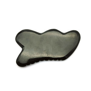 Autentico strumento <span class=keywords><strong>di</strong></span> <span class=keywords><strong>giada</strong></span> naturale verde scuro Hetian <span class=keywords><strong>Gua</strong></span> <span class=keywords><strong>Sha</strong></span> Nephrite Guasha Jade per il viso - Product Image 4