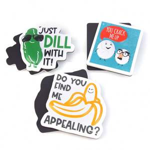 School Prize Giving Gifts Pvc Fridge Magnet <b>Vinyl</b> Photo Printing Button Plastic Fridge Magnets - Product Image 2