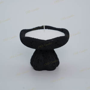 Bougie perle populaire de luxe emballage décoratif pour bougies de sable coloré rouge noir sable cire perle bougie sable - Product Image 1