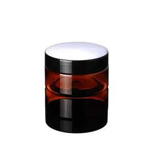 Bán Buôn 100 Gam Amber Mỹ Phẩm Nhựa Jar Con Dấu Nắp Container