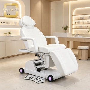 Beauty Treatment <b>Chair</b> <b>with</b> Foot Remote Controls and LED Caster <b>Wheels</b> for High-end Aesthetic Clinic - Product Image 2