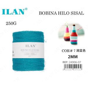 Spago di Sisal Ilan 2mm Blu Lago 250g per Artigianato - Product Image 3
