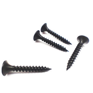 Vis à cloison sèche en acier galvanisé CRS à tête trompette, filetage grossier et fin, pointe fine, fabriquée en Chine - Product Image 1