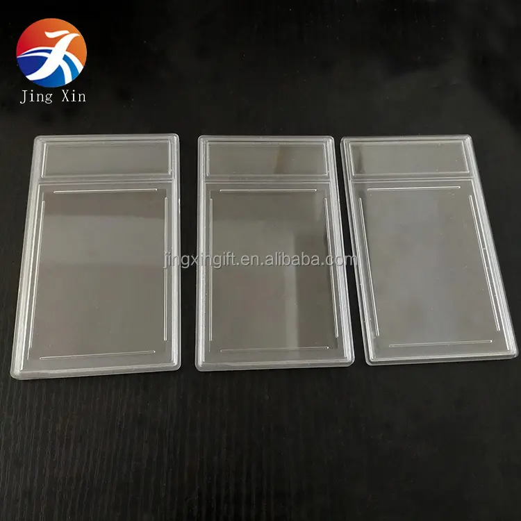 105*76mm interior size bigger sports trading cards case grading playing cards hard plastic card slab