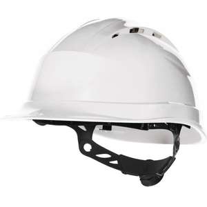 DELTA PLUS-Casque de sécurité blanc ventilé QUARUP4BC-M-réglage du rotor-CASQUES EAN MW130934 - Product Image 1