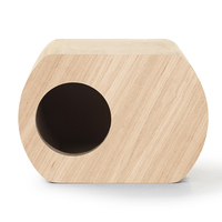 Maison de chat en papier ondulé haute densité lit de chat à double usage pour dormir gratter jouet anti-stress auto-amusant