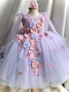 Especial Popular <span class=keywords><strong>Lolita</strong></span> princesa vestido 2025 nuevo tutú niñas cumpleaños vestidos niños flores niñas vestido fiesta Boutique disfraces - Product Image 5