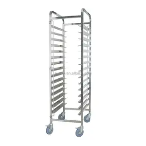 Eusink Stainless Steel Commercial Catering Food Bread Bakery Tray Trolley Cart