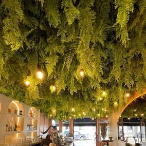 Plantas Artificiales de Ratán, Decoración para Hoteles y Restaurantes, Plantas Verdes, Hiedras Artificiales Colgantes para Techo - Product Image 5