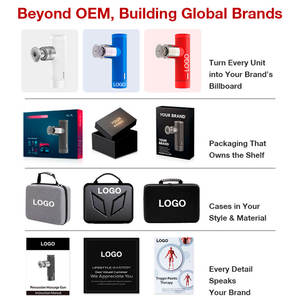 OEM便携式深层组织无刷迷你按摩枪，带4速打击，用于身体肌肉Recovery-2550mAh电池 - Product Image 6