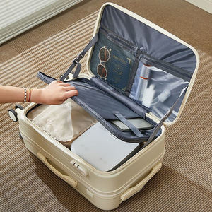 Valise de voyage à roulettes de grande capacité avec compartiment pour ordinateur portable, ouverture latérale avant, 20/22/24/26/28 pouces - Product Image 2