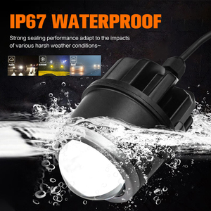 Raych W20 Cube <span class=keywords><strong>LED</strong></span> Sương Mù Ánh Sáng 90W Kép Màu Vàng Trắng 6000K 3000K 2 Inch Đèn Pha Chiếu Chống Thấm Nước IP67 Cho Xe - Product Image 2