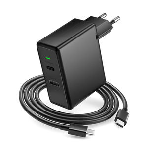 Chargeur mural universel 65W QC3.0 à charge rapide, adaptateur USB-C électrique 30W compatible UE US UK pour téléphones mobiles, charge rapide GAN - Product Image 1