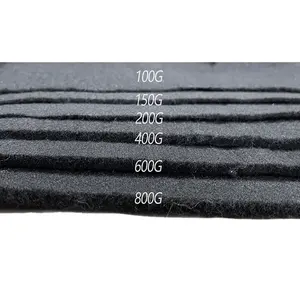 Large inch washable absorbent oil spill mat Waterproof non-slip felt garage floor car and motorcycle protective mat