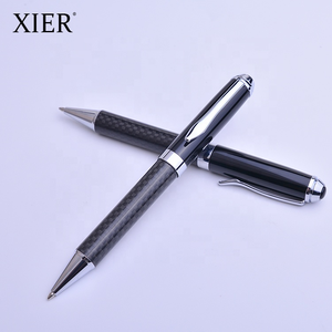 Conjunto de bolígrafos de regalo de negocios, conjunto de bolígrafos de Metal de fibra de carbono de lujo Real, con caja de papel, logotipo personalizado aceptado, venta al por mayor - Product Image 3