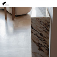 Tostone Élégant Italie Calacatta Viola Table Console En Marbre Naturel pour La Maison Salon Hall Hôtel Villa Intérieurs Décoration