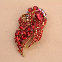 Broche de luxe à motif géométrique découpé pour femme, accessoire de mode pour robe, épingle de corsage, cadeau