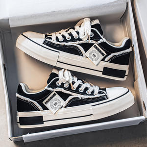 Zapatos para Hombre, Modelo Verano 2026, Transpirables y Versátiles, Zapatillas Deportivas Casuales con Suela Gruesa, Zapatos de Lona Modernos - Product Image 1