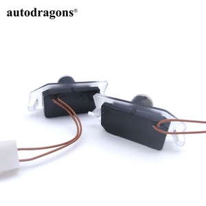 Luz de Espejo Autodragons GLC con Logotipo Personalizado AMG WING B GLE, Lámpara de Alfombra para Auto, para Modelos C E GT50 SLK R172 2012 - Product Image 5