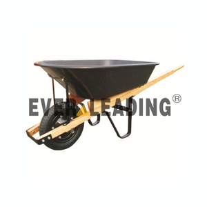5 pies cúbicos siempre líderes. <span class=keywords><strong>Carretilla</strong></span> de bandeja de plástico negro con rueda neumática de 14 "X 3,50-<span class=keywords><strong>8</strong></span> y mango de madera - Product Image 5