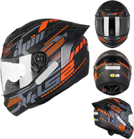 LS2FF352 Certifié ECE/DOT authentique Casque de moto intégral pour homme et femme, toutes saisons, certification 3C, grande taille