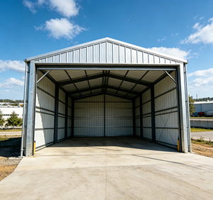 Almacén de Estructura de Acero Prefabricado con Certificación ISO 9001, Instalación de Almacenamiento Industrial para Hospitales, Garajes, Gimnasios al Aire Libre y Fábricas - Product Image 2