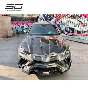 Capot avant de kit de carrosserie en carbone sec de style <span class=keywords><strong>SM</strong></span> de haute qualité pour Lamborghini URUS - Product Image 5