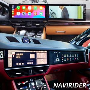 Reproductor Multimedia de Video con Pantalla Dual Interactiva Android Carplay de 12.3 Pulgadas + 12.3 Pulgadas, 8+128 GB, para Porsche Cayenne 2011-2017 - Product Image 2