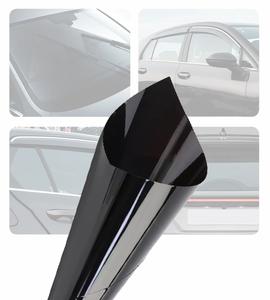 Película de tinte de ventana Solar antideslumbrante, autoadhesiva, tintado de vidrio para ventana de coche, de carbono, teñida - Product Image 1